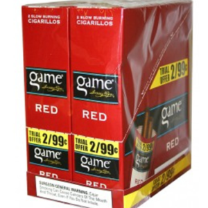 Game Natural Leaf Cigarillos (2ct/Pouch; 30 Pouches)