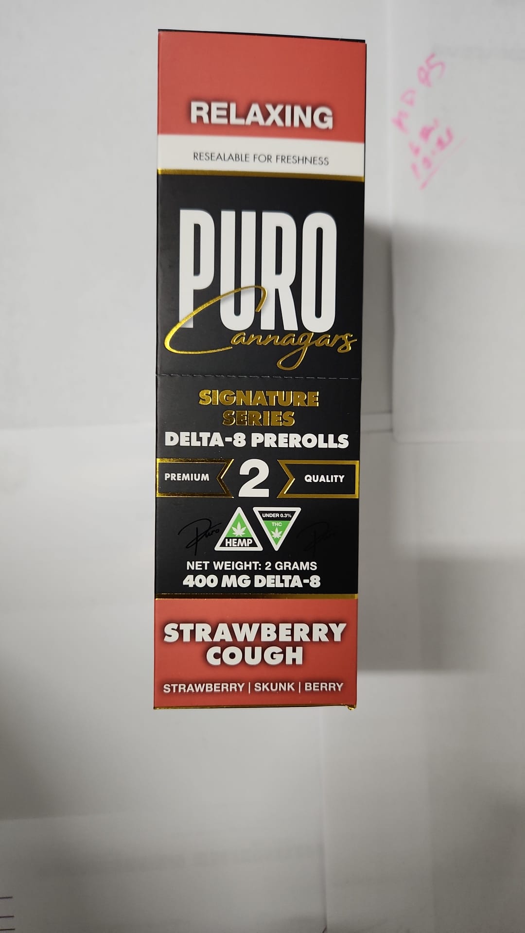 PURO CANNAGARS SIGNATURE SERIES 400 MG DELTA -8