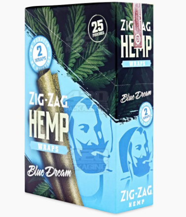 ZIG ZAG HEMP WRAPS 2PK/25PC/50CT