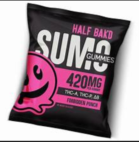 SUMO HALF BAKD 10000+MG GUMMIES BAG 30CT/BOX 2 GUMMIES/PACK