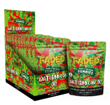 FADED DELTA 9 GUMMIES 50000MG PER BOX 10CT/BOX